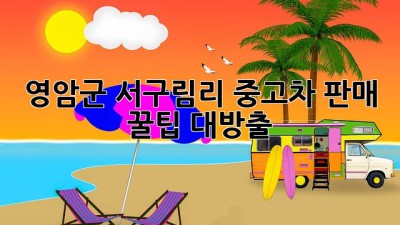 영암군 서구림리 중고차 판매 꿀팁 대방출! 🚗💨